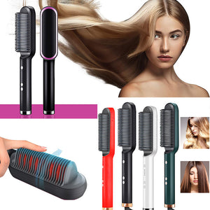 909 Brush Hair Straightener Brush For Girls