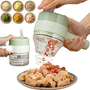 4 In 1 Portable Electric Vegetable Cutter