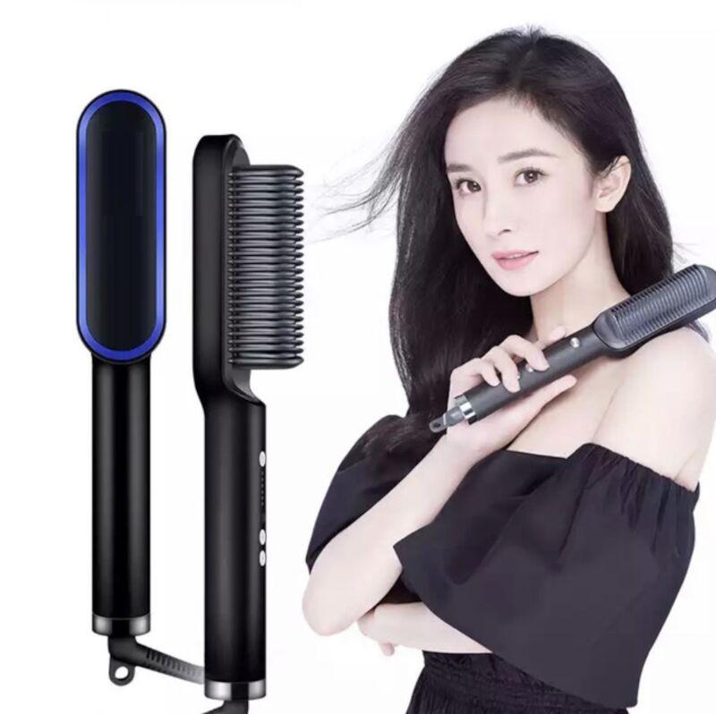 909 Brush Hair Straightener Brush For Girls