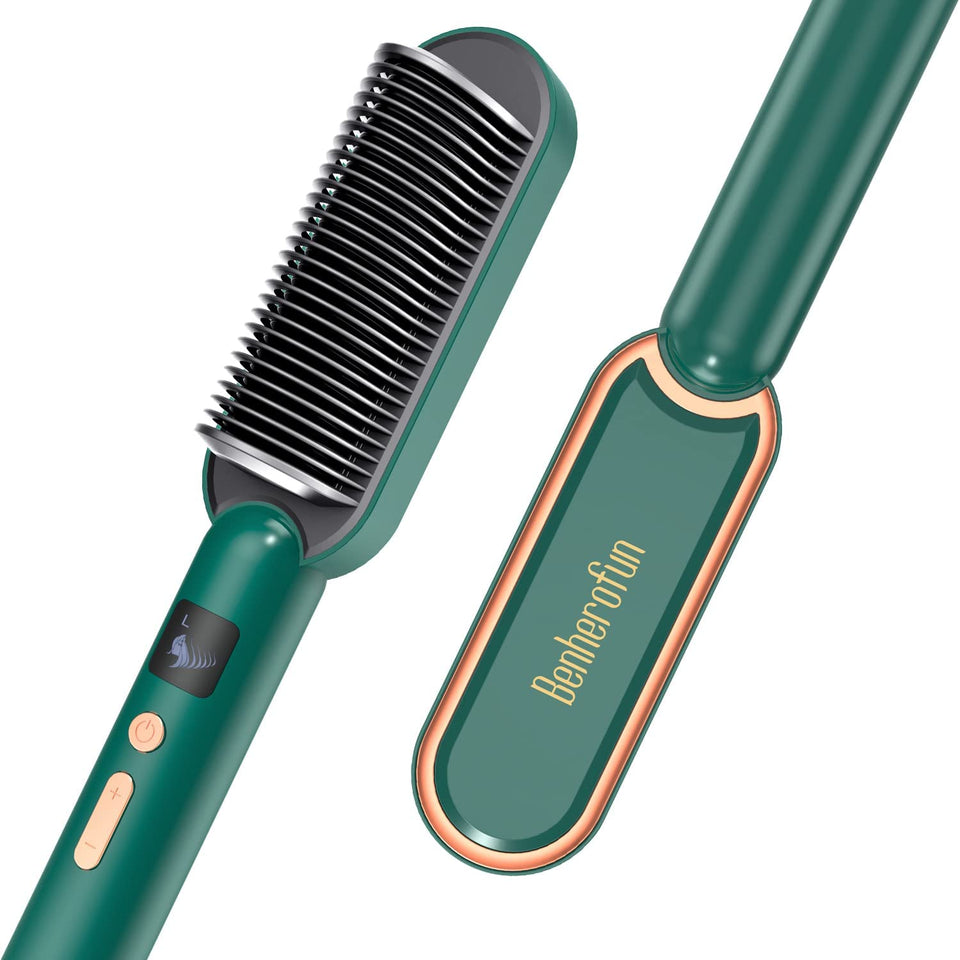 909 Brush Hair Straightener Brush For Girls