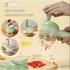 4 In 1 Portable Electric Vegetable Cutter