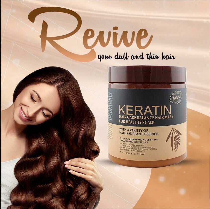 Keratin Hair Care Balance Hair Mask & Hair Treatment – (500ml)