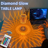 Beautiful Glass Desk Lamp