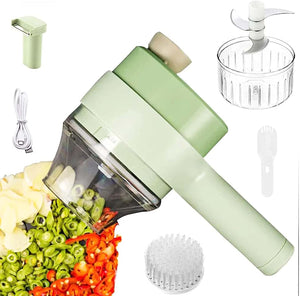 4 In 1 Portable Electric Vegetable Cutter